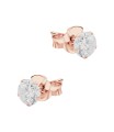 Shining Crystal Silver Stud Earring STS-6727